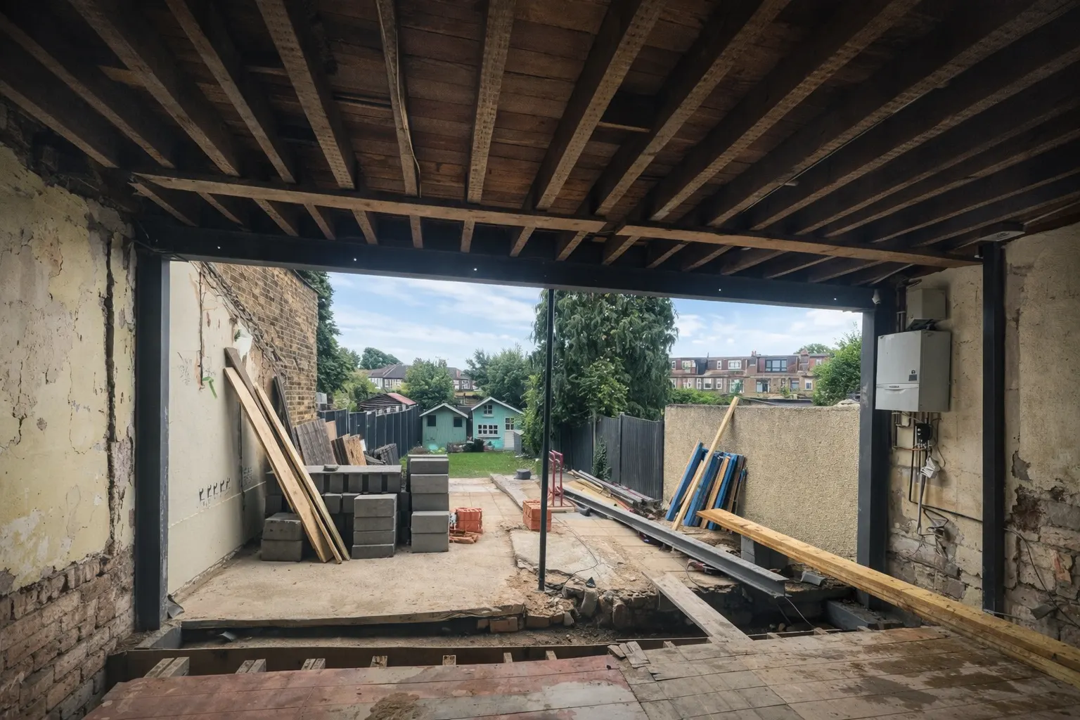 Internal structural works connected to roofing in Dagenham RM10