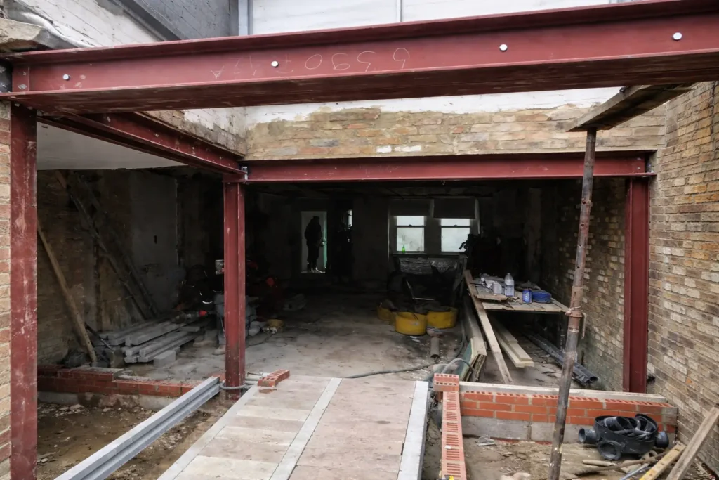 structural steel rsj installation rear extension london | Builders in East London structural steel rsj installation rear extension london | AJ Contractors Builder | Home Extensions & Renovation in East London