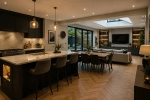 Modern Home Renovations London project with open-plan interior upgrades