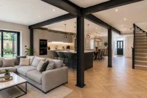 major internal reconfiguration london | Builders in East London Major internal reconfiguration project with RSJ steel beam installation in London