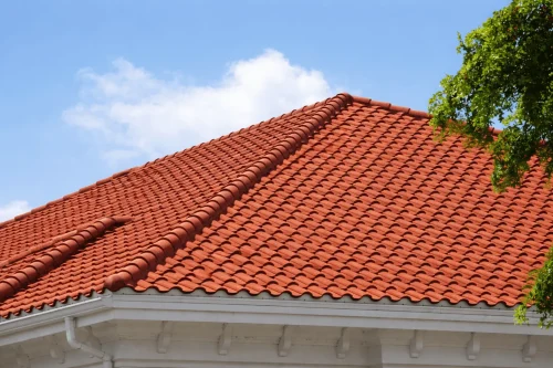 Completed tiled roof replacement on a residential property in Romford, RM3, East London